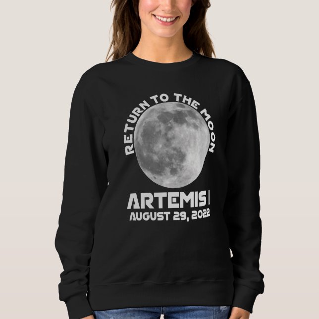 Moletom Artemis Mission August 29 2022 We Are Going To The (Frente)