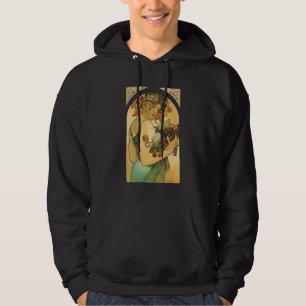 Moletom Artes Nouveau da fruta do ~ de Alphonse Mucha