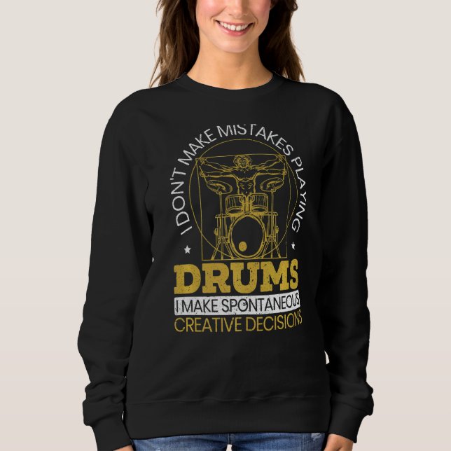 Moletom Artista Musical Drummer Instr (Frente)