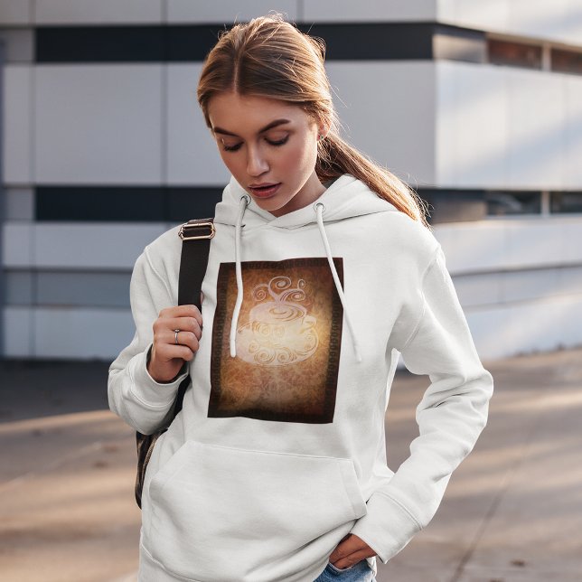 Moletom Artistic Coffee Cup Hoodie (Criador carregado)