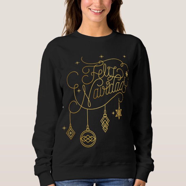 Moletom Artline do Ouro Feliz Navidad (Frente)