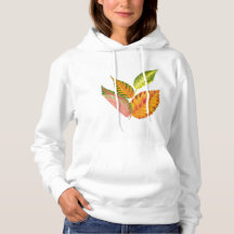 Arty Autumn em um Hoodie