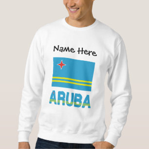 Moletom Aruba Bandeira Arubana Personalização Preta