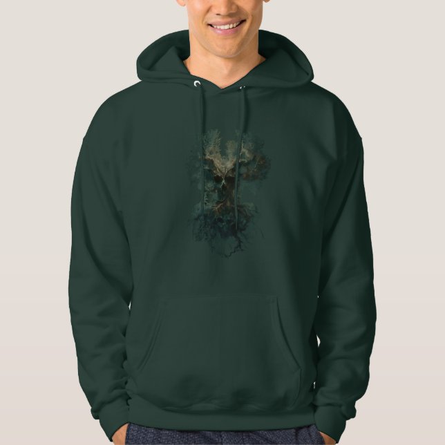 Moletom Árvore da Caveira Surreal Natureza Escura (Frente)