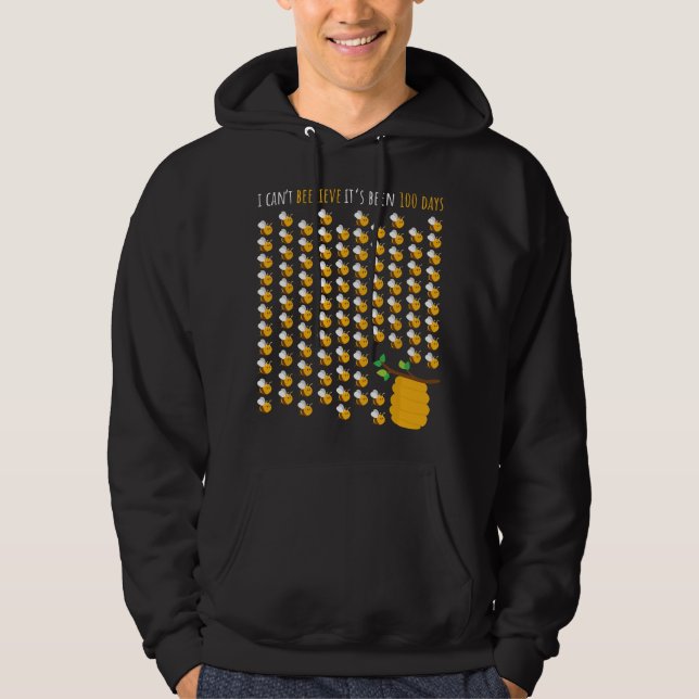 Moletom Árvore da Colmeia de Abelhas 100 Dias de Escola Pr (Frente)