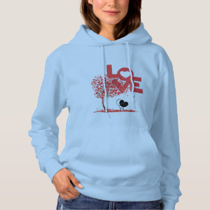Moletom Árvore de Amor do Dia das Mães e Ave Hoodie