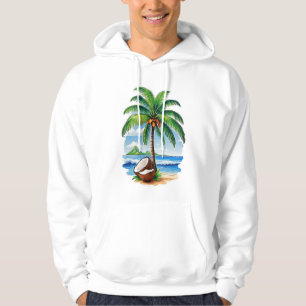 Moletom Árvore de Coco Ilha Tropical