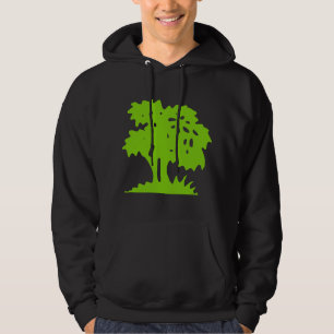 Moletom Árvore de desenho - Verde marciano