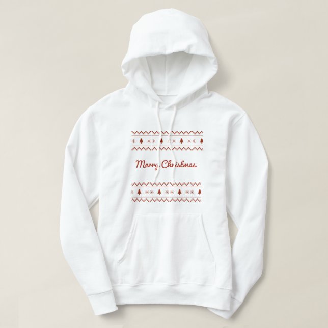 Moletom Árvore de Natal Alegre (Frente do Design)
