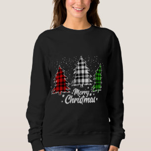 Moletom Árvore de Natal Buffalo Xadrez Vermelha White Gree