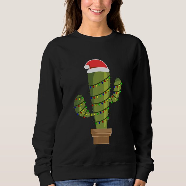 Moletom Árvore de Natal Cactus — Feliz Natal (Frente)