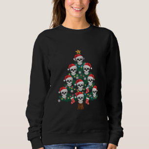 Moletom Árvore de Natal Caveira Pijama Esqueleto Legal Pap