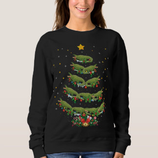 Moletom Árvore de Natal do Alligator Lover Xmas Gift Allig