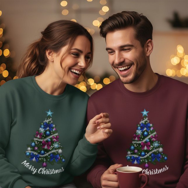 Moletom Árvore de Natal do Inverno Mágico (Criador carregado)