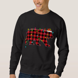 Moletom Árvore de Natal Engraçado Árvore Vermelha Xadrez X