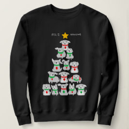 Moletom Árvore de Natal Feliz Navidog