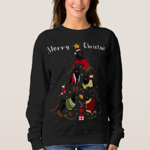 Moletom Árvore de Natal Gordon Setter Lover Dog Proprietár