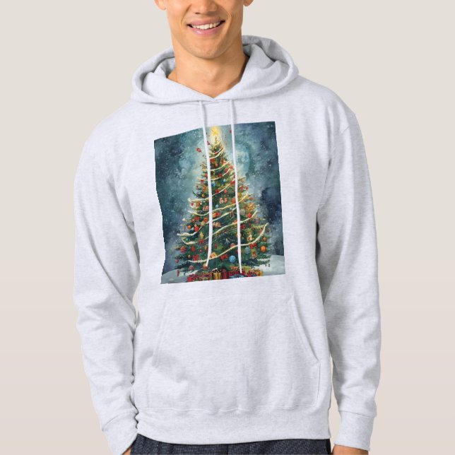 Moletom Árvore de Natal Mágica com Presentes (Frente)