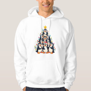 Moletom Árvore de Natal Pinguim Feliz Natal Xmas
