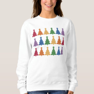 Moletom Árvore de Natal Rainbow