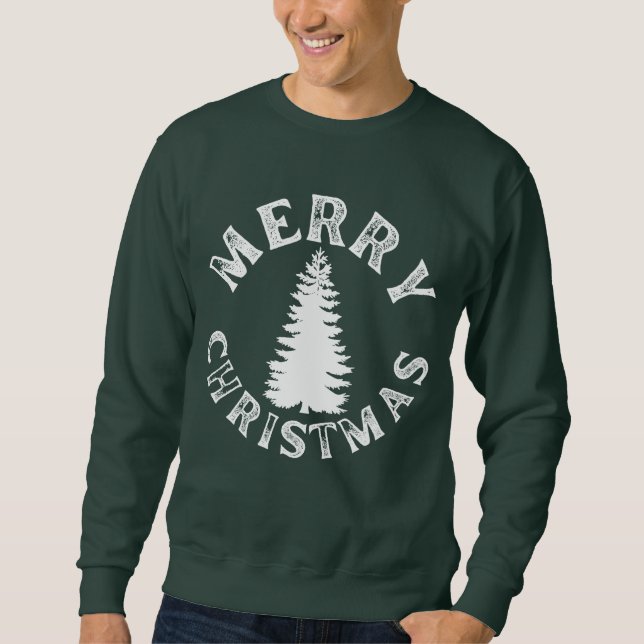 MOLETOM ÁRVORE DE NATAL SIMPLES FELIZ (Frente)