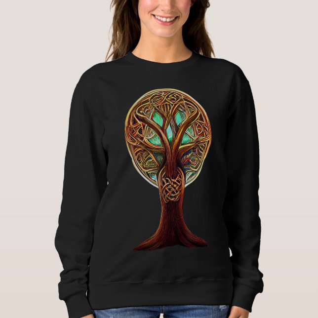 Moletom Árvore de Vida Celtic Knotwork Yggdrasil - Símbolo (Frente)