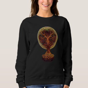 Moletom Árvore De Vida Yggdrasil Celtic Knotwork Norse Sym