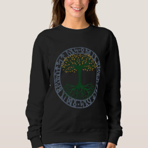 Moletom Árvore do mundo Mitologia viking Yggdrasil Árvore