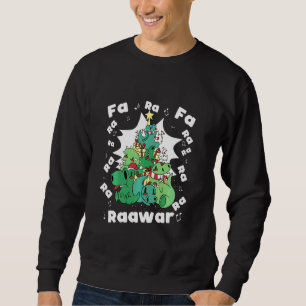 Moletom Árvore Funny Rex No Natal Dinossauro Fa Ra Ra Rawr