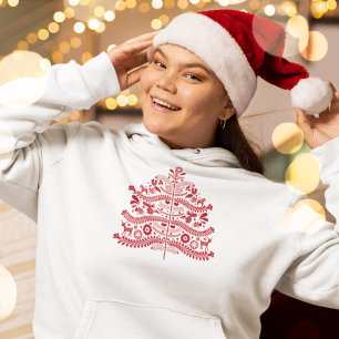 Moletom Árvore Nórdica de Natal da Red Scandinavian