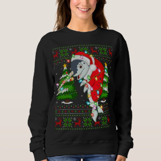 Moletom Árvore Xmas Narwhal Correspondente Papais noeis Na