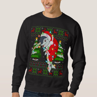 Moletom Árvore Xmas Narwhal Correspondente Papais noeis Na