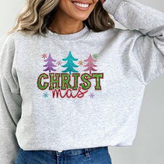 Moletom Árvores de Natal Cristão