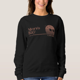 Moletom Árvores de Palmeira Vintage Morro Bay Califórnia C