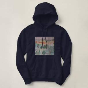 Moletom Árvores Na Baía De Hoodie