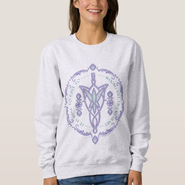 Moletom ARWEN™ Evenstar Gráfico de Citação (Frente)