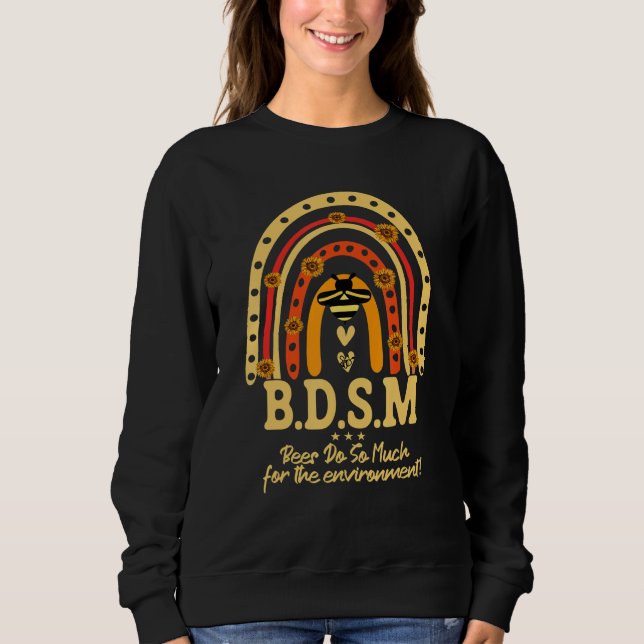 Moletom As Abelhas B D S M Fazem Tanto Pelo Ambiente 1 (Frente)