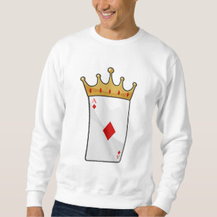 Moletom Ás de Diamantes com Coroa de Rei