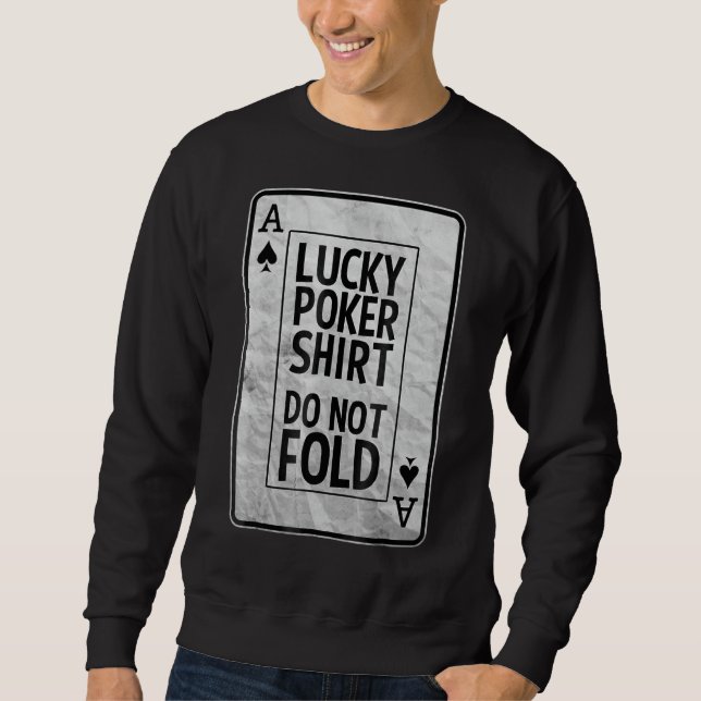 Moletom Ás De Spades Lucky Poker Tee (Frente)