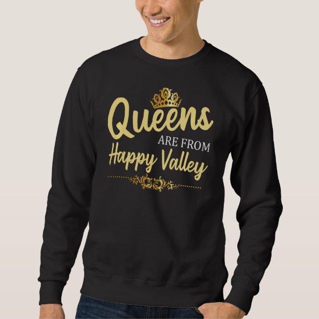 Moletom As Filas São De Happy Valley Ou Oregon Funny Home (Frente)