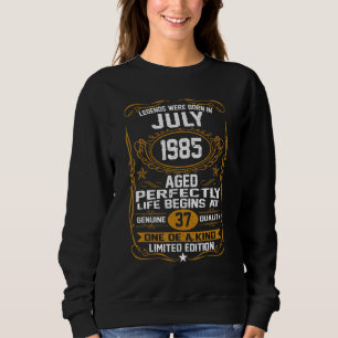 Moletom As Legendas Foram Nasceres Em Julho De 1985 37º An