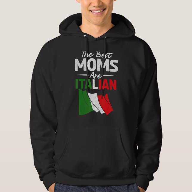 Moletom As Melhores Mães São A Mãe Italiana (Frente)