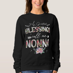 Moletom As Minhas Maiores Bênçãos Chamam-Me Avô Não-Floral