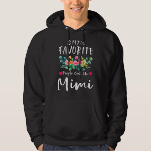 Moletom As minhas Pessoas favoritas chamam-me "Mimi Floral