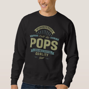 Moletom As minhas Pessoas favoritas chamam-me Pop Vovô Pai