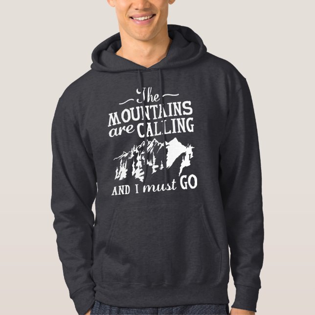 Moletom As Montanhas Estão Chamando (Frente)