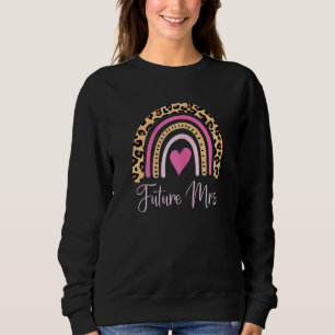 Moletom As Mulheres Futuro A Sra. Leopard Rainbow Logo Ser