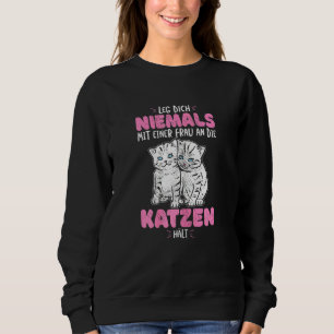 Moletom As Mulheres Gatos Nunca Mentem Uma Mulher Em Gatos