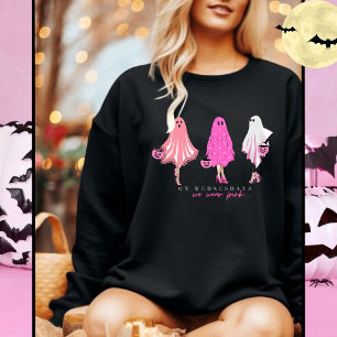 Moletom "Às quartas-feiras vestimos o rosa", aspas fantasm