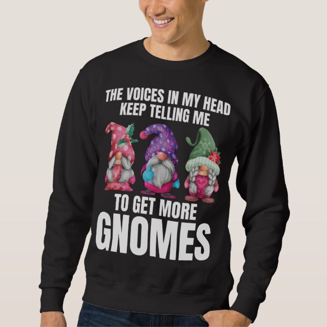 Moletom As Vozes Na Minha Cabeça Continuam Me Dizendo Para (Frente)